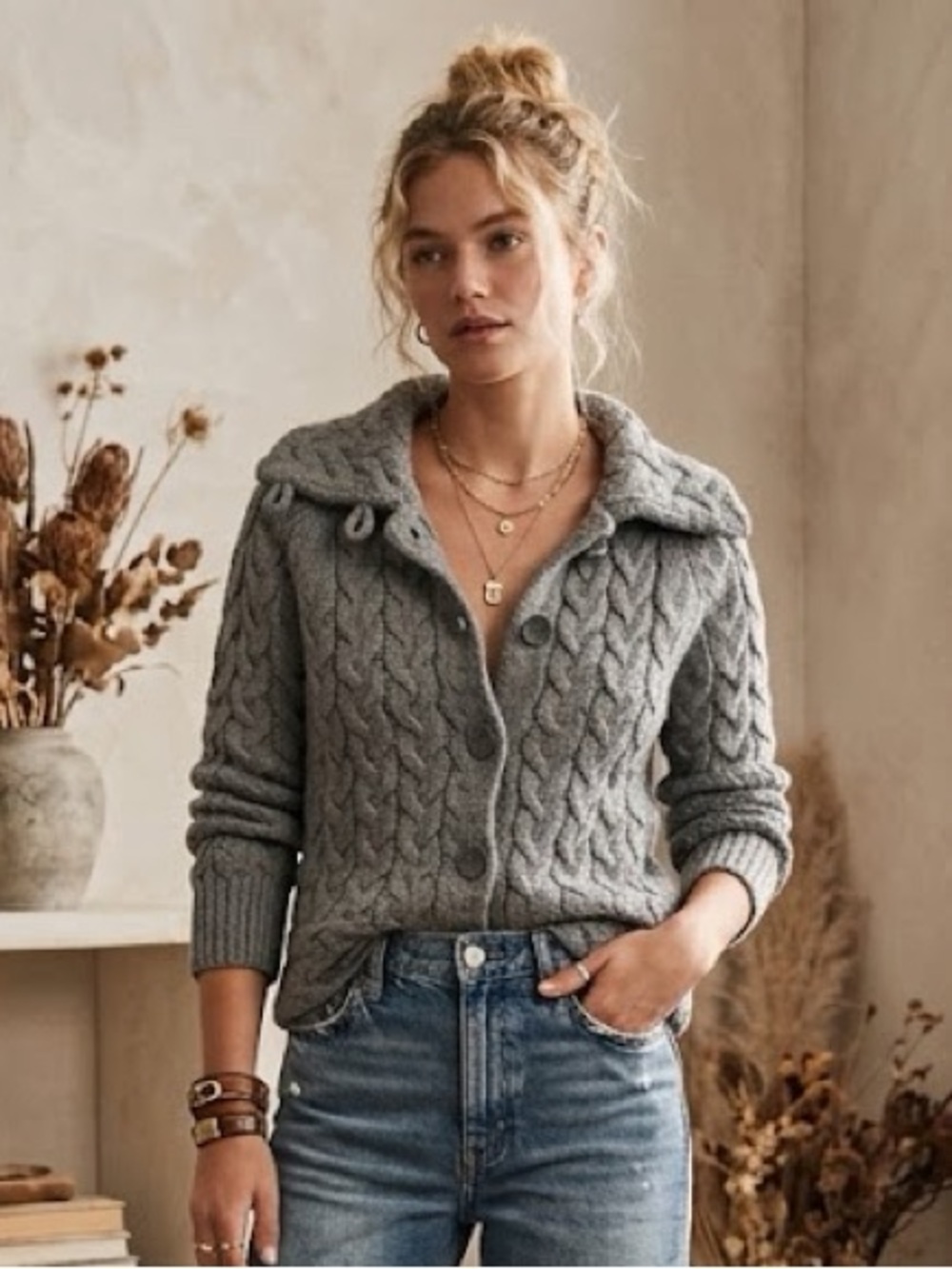 Zara Knit Cardigan Sweater